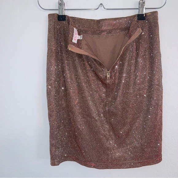 A’Gaci Dazzle Mini Skirt NYE Sparkle Elastic Bodycon Skirt - Picture 7 of 12